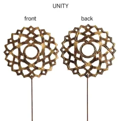 Chakra Symbol Garden and Planter Metal Stake - Unity