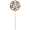 Chakra Symbol Garden and Planter Metal Stake - Confidence