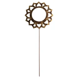 Chakra Symbol Garden and Planter Metal Stake - Communication
