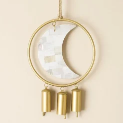 Chayana Large Moon Mother of Pearl Wind Chime
