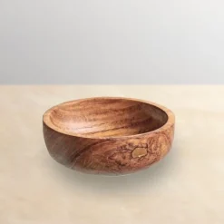 Chiku Teak Wood Bowl, Small