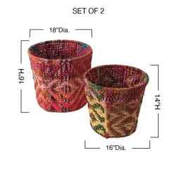 Chindi Baskets, Set of 2