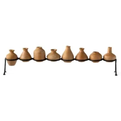 Clay Vessels on an Iron Frame