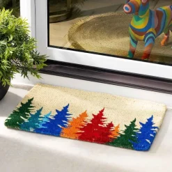 Colorful Coir Forest Doormat