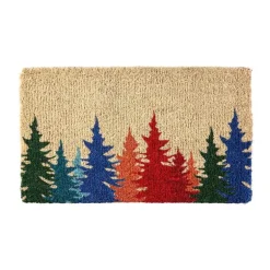 Colorful Coir Forest Doormat