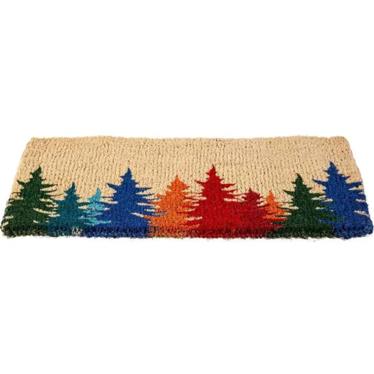 Colorful Coir Forest Doormat