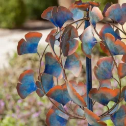 Colorful Ginkgo Leaves Wind Spinner