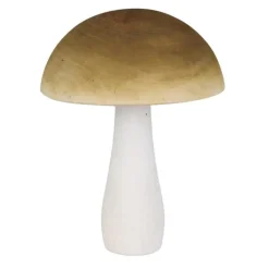 Colorful Wood Mushrooms, Set of 6