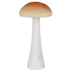 Colorful Wood Mushrooms, Set of 6