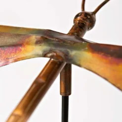 Copper-Finish Dragonfly Garden Stake