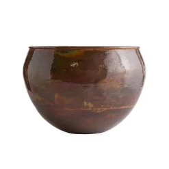 Copper Finish Hose Pot