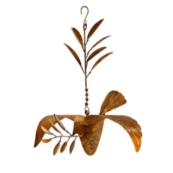 Copper Hanging Dove Ornament
