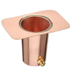 Copper Rain Chain Funnel Adapter