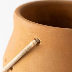 Cut-Out Dots Clay Lantern
