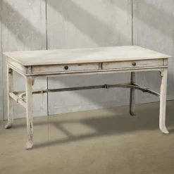 Distressed Bridgely 2-Drawer Writing Desk