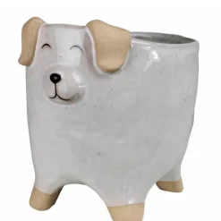Dog Ceramic Planter