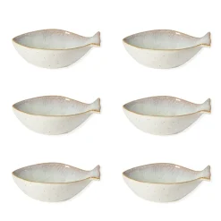 Dori Dourada 6" Bowls, Set of 6 (nacar)
