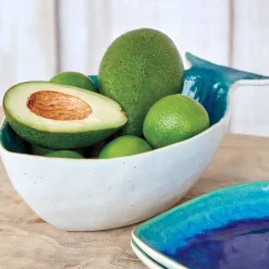 Dori Dourada 12" Serving Bowl (blue)