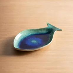 Dori Dourada 12" Serving Dish (blue)