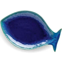 Dori Dourada 17" Serving Dish (blue)