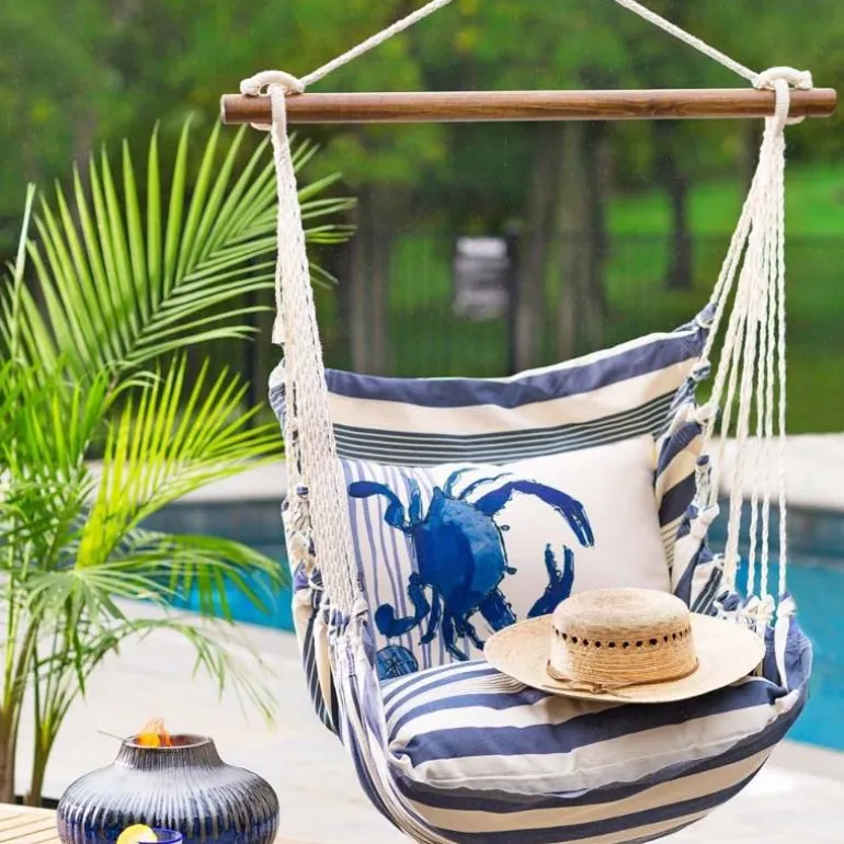 EchoFlame Blue Glass and Metal Accent Firepot