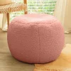 Ellis Boucle Pouf - Pink