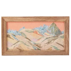 Embroidered Cordillera Landscape Wall Art