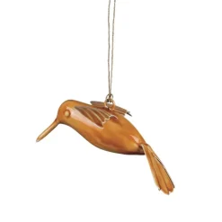 Enamel Hanging Hummingbirds, Set of 3