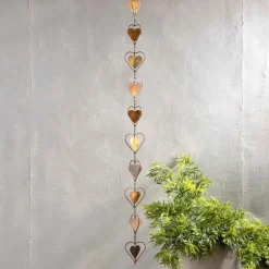 Encircled Metal Heart Hanging Art