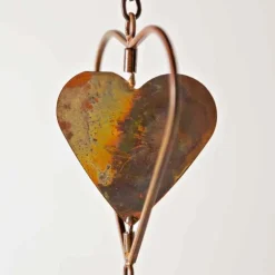 Encircled Metal Heart Hanging Art