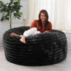 Extra Large Bean Bag Chair, 5' - Black