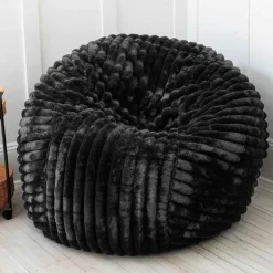 Extra Large Bean Bag Chair, 5' - Black