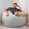 Extra Large Bean Bag Chair, 5' - Gray