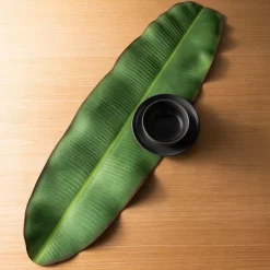 Faux Banana Leaf Runner