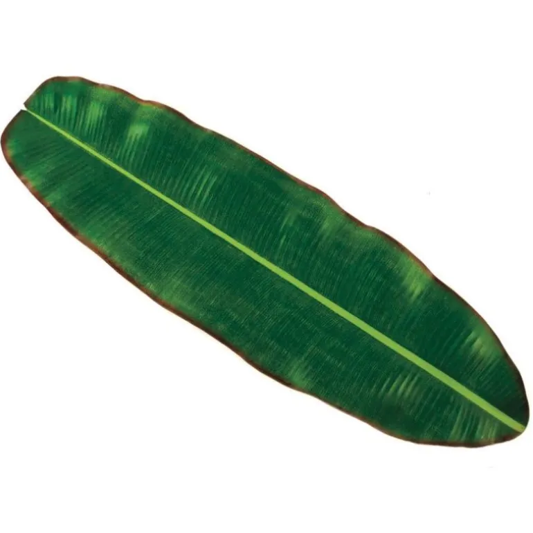 Faux Banana Leaf Runner