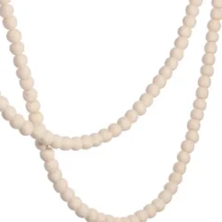 Felted Wool Ball Garland - Snowberry