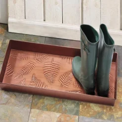 Fern Copper-Finish Boot Tray