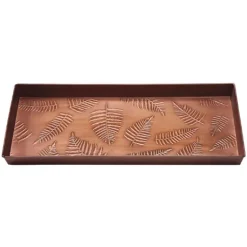 Fern Copper-Finish Boot Tray