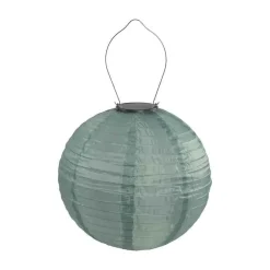 Festival Nylon Solar Lantern - Sage