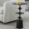 Flight Black Accent Table