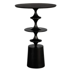 Flight Black Accent Table