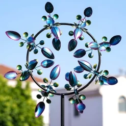 Flowering Sway Vibrant Kinetic Wind Spinner