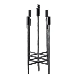 Forged Iron Taper Candelabra