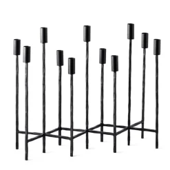 Forged Iron Taper Candelabra