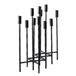 Forged Iron Taper Candelabra
