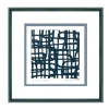 Framed Abstract Paper Wall Art - Mulberry Arte En Azul I