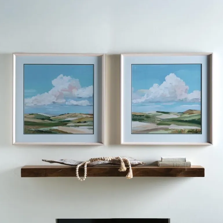 Framed Giclée Wall Art - Sunny View Set of 2