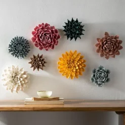 Fresh Collection Ceramic Wall Art, Set of 7