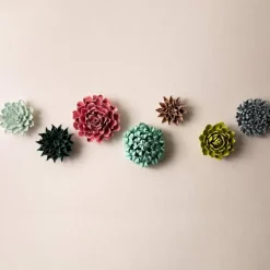 Fresh Collection Ceramic Wall Art, Set of 7