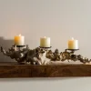 Gamma Wood Candle Holder